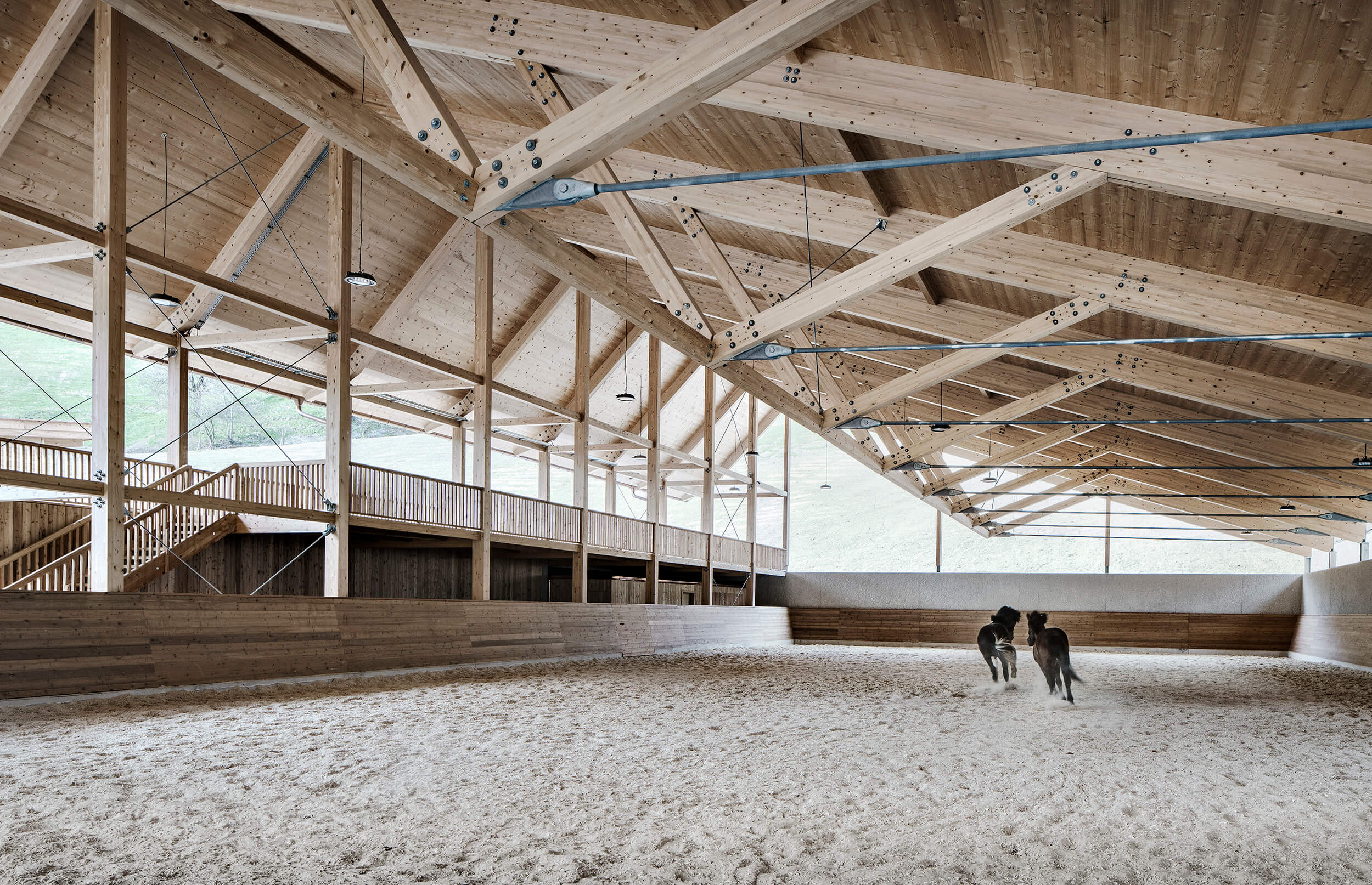 reithalle mit Tribüne am moar gut