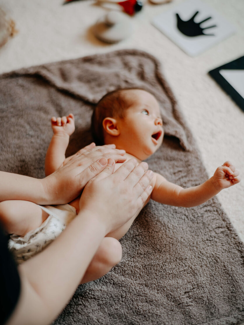 Baby Massage Anleitung