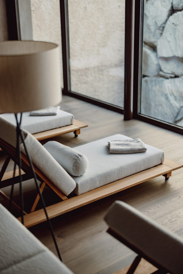 Ruheraum im Natur Spa am Moar Gut