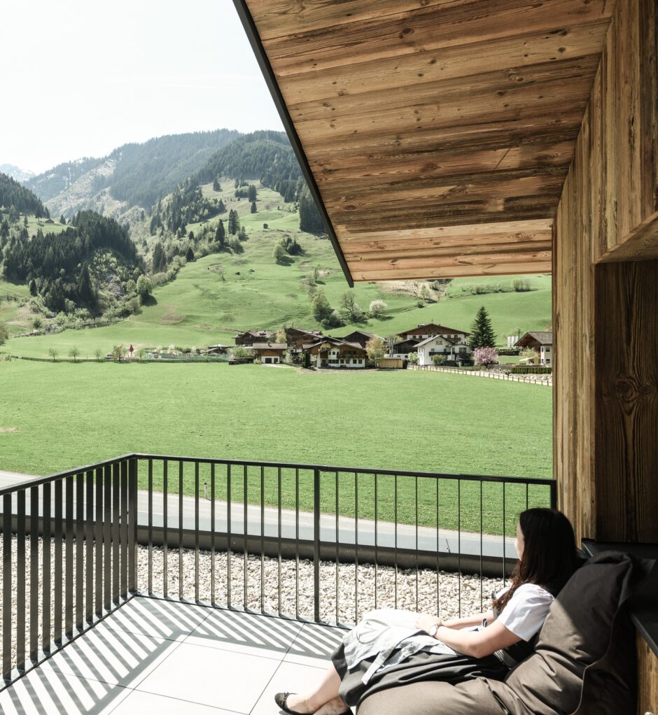 Balkon im Mitarbeiterhaus