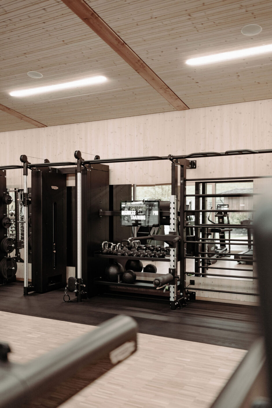 Fitness Studio am moar gut, krafttraining im urlaub
