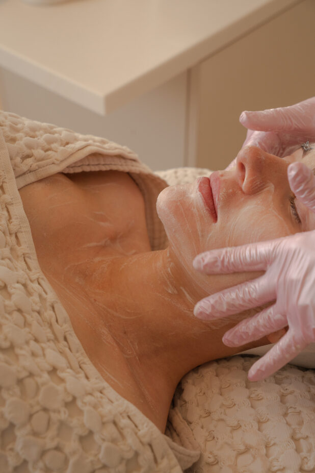 Gesichtsmassage