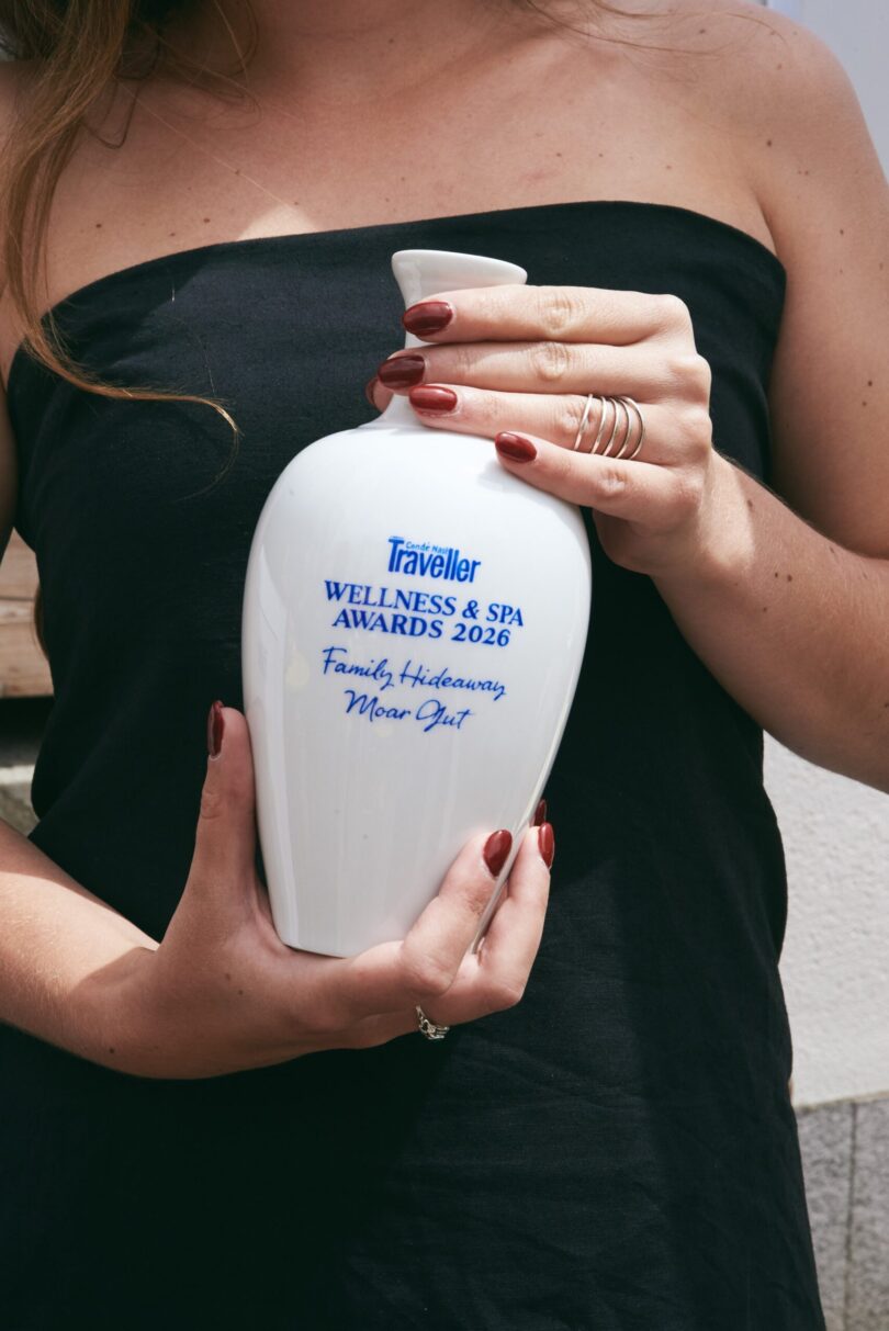 Conde Nast Traveller Award 2026 für das Moar Gut